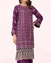 Gul Ahmed Plum Cotail Suit (2 pcs)- Pakistani Winter Clothing