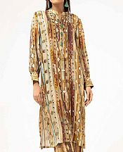 Gul Ahmed Multi Linen Suit (2 pcs)- Pakistani Winter Dress