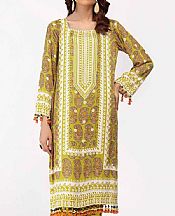 Gul Ahmed Lime Green Cotail Suit (2 pcs)- Pakistani Winter Clothing