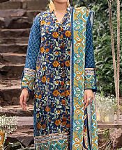 Navy Blue Khaddar Suit- Pakistani Winter Dress