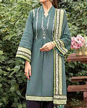 Slate Grey Khaddar Suit- Pakistani Winter Dress