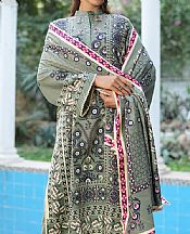 Gul Ahmed Sage Green Khaddar Suit- Pakistani Winter Clothing