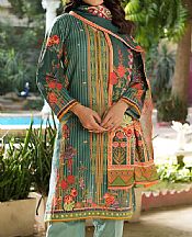 Gul Ahmed Mineral Green Khaddar Suit- Pakistani Winter Dress