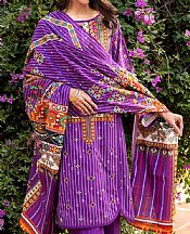 Gul Ahmed Warm Purple Khaddar Suit- Pakistani Winter Dress