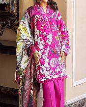Gul Ahmed Hot Pink Khaddar Suit- Pakistani Winter Dress
