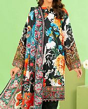 Gul Ahmed Black Linen Suit- Pakistani Winter Dress