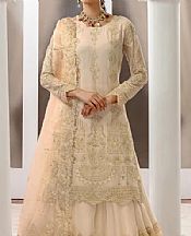 House Of Nawab Ivory Chiffon Suit- Pakistani Chiffon Dress