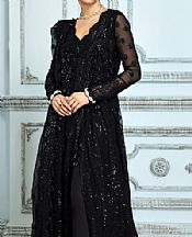 House Of Nawab Black Chiffon Suit