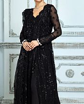 House Of Nawab Black Chiffon Suit- Pakistani Designer Chiffon Suit