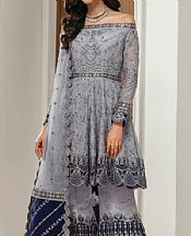 Grey Chiffon Suit- Pakistani Chiffon Dress