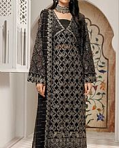 House Of Nawab Black Chiffon Suit- Pakistani Designer Chiffon Suit