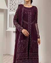 House Of Nawab Byzantium Purple Chiffon Suit- Pakistani Chiffon Dress