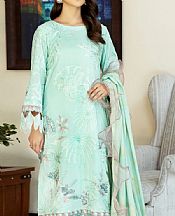 House Of Nawab Light Green Swiss Lawn Suit- Pakistani Designer Lawn Suits