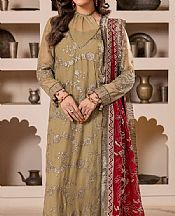 Dark Beige Chiffon Suit