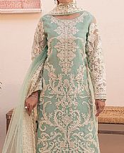 Summer Green Organza Suit