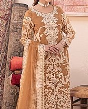 Clay Brown Organza Suit