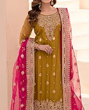 Mustard Jamawar Suit