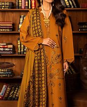 Humdum Cadmium Orange Wool Suit- Pakistani Winter Clothing