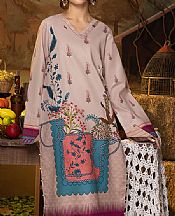 Humdum Tea Pink Lawn Suit (2 Pcs)- Pakistani Lawn Dress