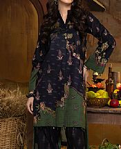 Humdum Black Lawn Suit (2 Pcs)- Pakistani Designer Lawn Suits