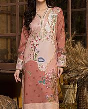 Humdum Rose Pink Lawn Suit (2 Pcs)- Pakistani Designer Lawn Suits