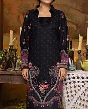Humdum Black Lawn Suit (2 Pcs)- Pakistani Lawn Dress