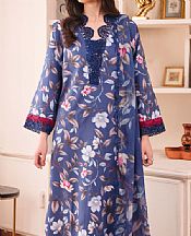 Humdum Cadet Blue Viscose Suit- Pakistani Winter Clothing