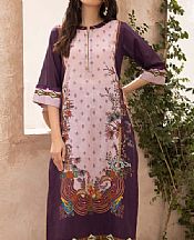 Humdum Plum Lawn Suit (2 Pcs)- Pakistani Designer Lawn Suits