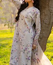 Humdum Grey/Lilac Lawn Suit- Pakistani Lawn Dress