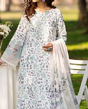 Humdum Off-white Lawn Suit- Pakistani Lawn Dress