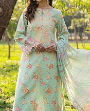 Humdum Mint Green Lawn Suit- Pakistani Designer Lawn Suits