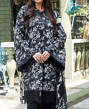 Humdum Black Lawn Suit- Pakistani Designer Lawn Suits