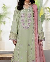 Humdum Pistachio Viscose Suit- Pakistani Winter Dress