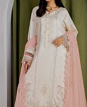 Humdum Off-white Viscose Suit- Pakistani Winter Dress