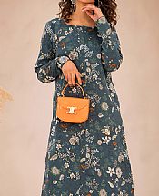 Humdum Teal Cotton Suit (2 Pcs)- Pakistani Lawn Dress