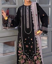 Humdum Black Viscose Suit- Pakistani Winter Clothing