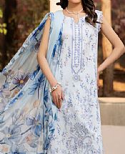 Humdum Sky Blue Lawn Suit- Pakistani Lawn Dress