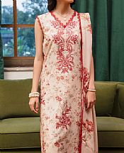 Humdum Ivory Khaddar Suit- Pakistani Winter Dress