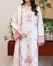 Humdum Off-white Khaddar Suit- Pakistani Winter Clothing