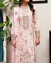 Humdum Light Pink Khaddar Suit- Pakistani Winter Clothing