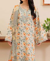 Humdum Grey/Rust Viscose Suit- Pakistani Winter Dress