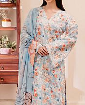 Humdum Baby Blue Viscose Suit- Pakistani Winter Clothing