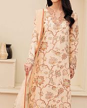 Humdum Tan Viscose Suit- Pakistani Winter Dress