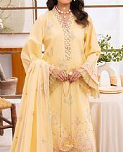 Humdum Sand Gold Lawn Suit- Pakistani Lawn Dress