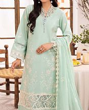 Humdum Turquoise Lawn Suit- Pakistani Designer Lawn Suits