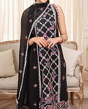 Humdum Black Lawn Suit- Pakistani Designer Lawn Suits