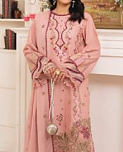 Humdum Peach Lawn Suit- Pakistani Designer Lawn Suits