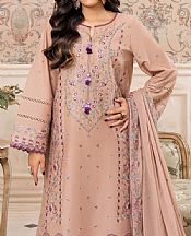 Humdum Peach Lawn Suit- Pakistani Designer Lawn Suits