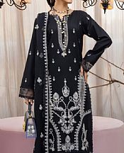 Humdum Black Lawn Suit- Pakistani Designer Lawn Suits