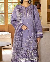 Humdum Lavender Lawn Suit- Pakistani Designer Lawn Suits
